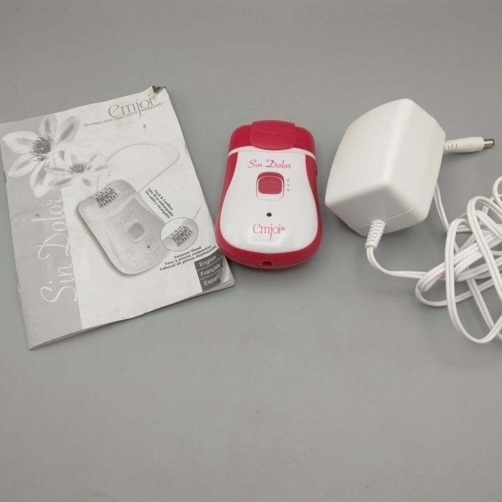 Emjoi Sin Dolor Epilator Electric Tweezer Manual Power Supply